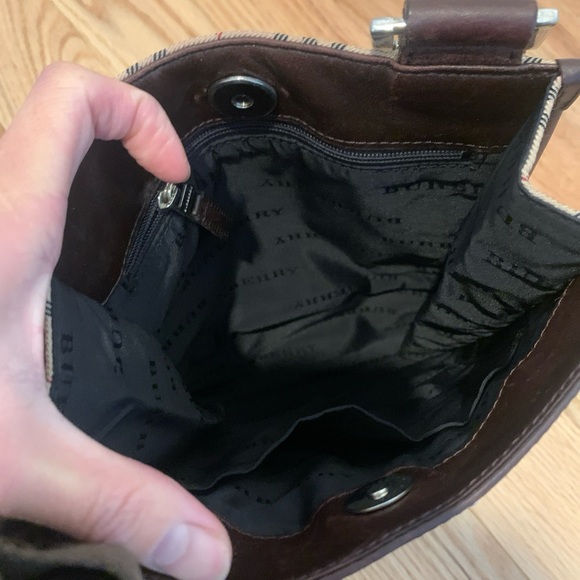 Burberry Nova Check Canvas Crossbody Bag Beige Canvas - Picture 10 of 13